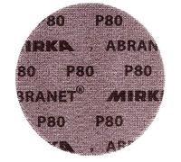 Mirka Abranet discos de lijado de red Ø 150 mm Velcro / grano P80 / 50 piezas / para lijar madera, masilla, barniz, plástico / 5424105080
