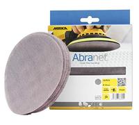 Mirka Abranet discos de lijado de red Ø 150mm cierre adhesivo / grano P320 / 10 uds. / Adecuado para todas las lijadoras orbitales y lijadoras de 150mm / para el lijado sin polvo de madera