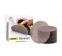 Mirka Abranet rejilla de lijado Ø 125mm Velcro / grano P800 / 50 piezas / 5423205081 / Adecuado para todas las lijadoras orbitales y lijadoras de 125mm / para lijar madera, masilla, barniz, plásticos