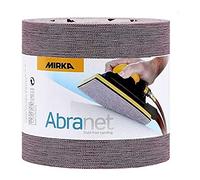 Mirka Abranet rollo lijado 115 mm x 10 m grano P150 cierre adhesivo | Rollo abrasivo con cierre adhesivo ideal para lijar madera masilla barniz plástico con pulidora y esmeriladora