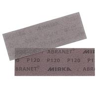 Mirka Abranet tiras de lijado de malla 80x230mm / hojas de lijado con cierre adhesivo/grano P120 / 3 piezas / AE175F0312SL / para el lijado sin polvo de madera, masilla, barniz, plásticos