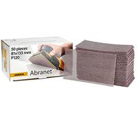 Mirka Abranet tiras de lijado de malla 81x133 mm Velcro / grano P120 / 50 piezas / para lijar madera, masilla, barniz, plástico / 5417805012