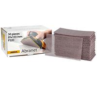 Mirka Abranet tiras de lijado de malla 81x133 mm cierre adhesivo/grano P320 / 50 piezas/para lijar madera, masilla, barniz, plástico / 5417805032