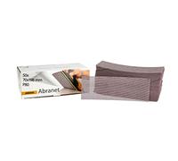 Mirka Tiras de lijado Abranet Red 70x198 mm Grano P80 Cierre adhesivo 50 uds