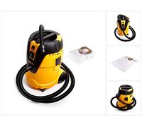 Mirka Aspiradora industrial 1025 L, para PC en seco y húmedo, clase de polvo L, 230 V, 25 l, manguera de extracción de 4 m + 5 bolsas de forro polar