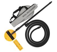 Mirka DecoSander lijadora con mango telescópico sin polvo para un acabado liso en paredes y techos, cartón yeso, trabajos de detalle/Plato de lija 80x230mm y Ø 225mm / Cierre adhesivo / 8393901011