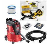 MIRKA Deros 125/150mm 5mm + Aspiradora 1025L PC + Roundykit KIT1625WOMDE