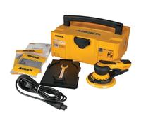 Mirka DEROS 5650CV, Lijadora orbital aleatoria, 2 discos de lijado y cierre adhesivo en maletín, para papel de lija de Ø 125mm & Ø 150mm, 5,0mm de carrera