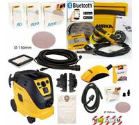 MIRKA Deros Sistema Pro 125/150mm 5mm + Aspiradora 1230 Afc M + Cable En