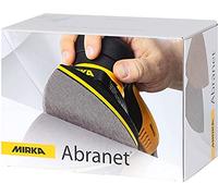 Mirka Discos de lijado Abranet Red Delta 100×152×152 mm P120 cierre adhesivo 50 piezas