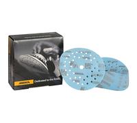 Mirka Galaxy Multifit - Papel de lija de 5 pulgadas (125 mm), grano 1000, 50 discos/paquete, abrasivo de alta calidad para resina epoxi, madera, metal, sin obstrucciones, tecnología de autoafilado