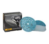 Mirka Galaxy papel de lija epoxi 125mm cierre adhesivo grano 150 para el lijado de resina epoxi, madera, epoxi, rivertable / 50 uds. discos de lijado