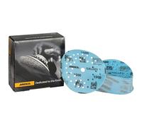 Mirka Galaxy papel de lija epoxi 125mm cierre adhesivo grano 1500 para el lijado de resina epoxi, madera, epoxi, rivertable / 50 uds. discos de lijado