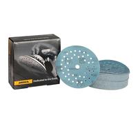 Mirka Galaxy papel de lija epoxi 125mm cierre adhesivo grano 180 para el lijado de resina epoxi, madera, epoxi, rivertable / 50 uds. discos de lijado