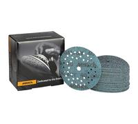 Mirka Galaxy papel de lija epoxi 125mm cierre adhesivo grano 40 para el lijado de resina epoxi, madera, epoxi, rivertable / 50 uds. discos de lijado