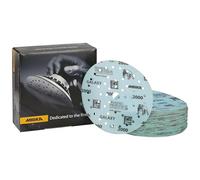 Mirka Galaxy papel de lija epoxi 150mm cierre adhesivo grano 2000 para el lijado de resina epoxi, madera, epoxi, rivertable / 50 uds. discos de lijado
