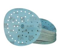 Mirka Galaxy papel de lija epoxi 150mm cierre adhesivo grano 220 para el lijado de resina epoxi, madera, epoxi, rivertable / 50 uds. discos de lijado