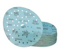 Mirka Galaxy papel de lija epoxi 150mm cierre adhesivo grano 400 para el lijado de resina epoxi, madera, epoxi, rivertable / 50 unidades discos de lijado