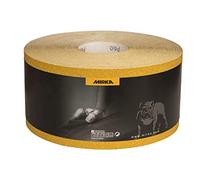 Mirka Gold Universal Rollo de papel de lija 115mm x 50m / grano P120 / Para lijar yeso, masilla, aglomerado, madera, barniz