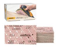 Mirka Hojas lijadoras Ultimax Ligno 81x133mm P220, Compatible con lijadoras Excénter, sistema multiajuste, 50 piezas