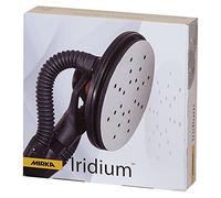 Mirka Iridium Papel de lija Ø 225mm Grano Velcro 240 / 25 discos / Para lijadoras de pared y techo / Lijado de barniz, masilla, imprimación, madera, acero, materiales minerales
