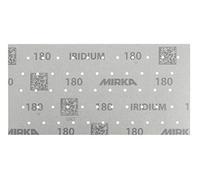 Mirka Iridium papel de lija Premium 115x230mm cierre adhesivo 55-agujero, grano 180, 50 piezas/Para lijar laca, masilla, imprimación, madera, acero, materiales minerales, plástico