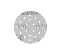 Mirka Iridium Premium papel de lija Ø 77mm 20H grano velcro 180, 50 piezas / Para lijar laca, masilla, imprimación, madera, acero, materiales minerales, plásticos
