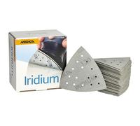 Mirka Iridium Triángulo Lijado 93x93x93mm 15 Agujeros Grano 120