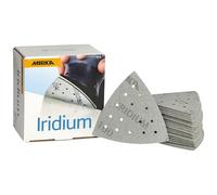 Mirka Iridium triángulo lijado 93x93x93mm cierre adhesivo 15 agujeros