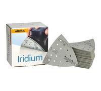 Mirka - lijadora - Iridium triángulo 93x93x93 mm 15 agujeros grano 150