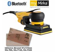Mirka Lijadora Orbital Deos 353CV 3mm Hub 81x133mm + Abranet MID3530201