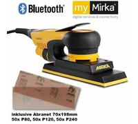 Mirka Lijadora Orbital Deos 383CV 3mm Hub 70x198mm + Abranet MID3830201