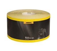 Mirka Yellow Rollo de papel de lija / 115mm x 50m / P240 / lijado de madera dura, madera blanda, pintura, masilla, plástico / 1 rollo