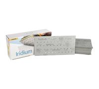 Mirka Iridium papel de lija Premium 115x230mm cierre adhesivo 55-agujero, grano 220, 50 piezas/Para lijar laca, masilla, imprimación, madera, acero, materiales minerales, plástico