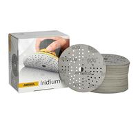 Mirka papel de lija Iridium 125mm cierre adhesivo 89 agujeros grano 600