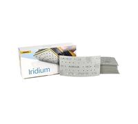 Mirka Iridium papel de lija Premium 93x180mm Velcro 45 agujeros, grano 150, 50 piezas / Para lijar laca, masilla, imprimación, madera, acero, materiales minerales, plásticos