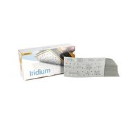 Mirka Iridium papel de lija Premium 93x180mm cierre adhesivo 45 agujeros, grano 180, 50 piezas/Para lijar laca, masilla, imprimación, madera, acero, materiales minerales, plásticos