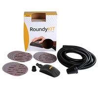 Mirka Kit Roundy bloque de mano con succión, manguera y 15 discos Abranet Ø150 P120/P180/P240