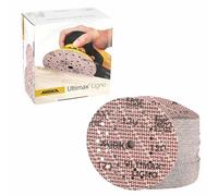 Mirka Ultimax Ligno Ø 125mm discos de lija cierre adhesivo Multifit/grano 150/100 piezas/multiperforación/para lijar superficies de madera