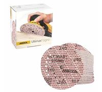 Mirka Ultimax Ligno Ø 125mm discos de lija cierre adhesivo Multifit/grano 240/100 piezas/multiperforación/para lijar superficies de madera