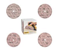 Mirka Ultimax Ligno Discos abrasivos Ø 150 mm con cierre adhesivo/Pack surtido con 10 discos de cada grano P80, P120, P150, P180 / 40 uds/Para lijadoras excéntricas Ø 150 mm
