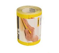 Mirka Yellow Rollo de papel de lija / 115mm x 5m / P100 / lijado de madera dura, madera blanda, pintura, masilla, plástico / 1 rollo