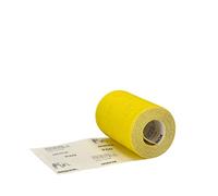 Mirka Yellow Rollo de papel de lija / 115mm x 5m / P60 / lijado de madera dura, madera blanda, pintura, masilla, plástico / 1 rollo