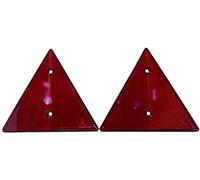 MIRKALA | Catadioptrico Homologado para Remolque, Caravana, Reflectantes Remolque, Triangulos Reflectantes Remolque, Triángulos para Remolque Coche, Catadioptrico para Remolque Moto homologado, 2 Ud
