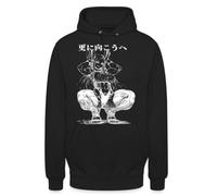 Mirko My Hero Academia Waifu Anime Girl Sudadera unisex con capucha | Figura de anime fuerte y musculosa que encarna el fitness y la motivación.