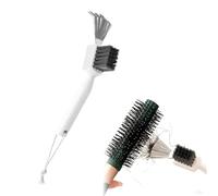 MIRKUZI Cepillos para el pelo Limpiador de cepillos 2 en 1 (paquete de 1): Limpiador de cepillos para el cabello y peines portátiles. Elimina el pelo de cepillos, peines y alfombras.
