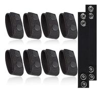 MIRKUZI Cinturones para hombre Paquete de 10 trabillas para cinturón, hebillas para cinturón, hebillas para cinturón de servicio, soportes para cinturón de policía