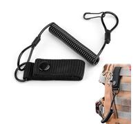 MIRKUZI Cuerdas de escalada 1 paquete de cordón, cordón de policía, llavero en espiral, llavero elástico de policía, llavero con cuerda de seguridad para montañismo.