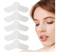 MIRKUZI Paquete de 5 almohadillas nasales CPAP, dispositivo universal de silicona, almohadillas cómodas para mascarilla nasal, suaves, transparentes y reutilizables de silicona.