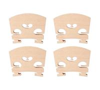 MIRKUZI Piezas y repuestos para instrumentos de cuerda Puente para violín de 4 piezas, de madera de arce, tamaño 4/4, piezas y accesorios para violín.